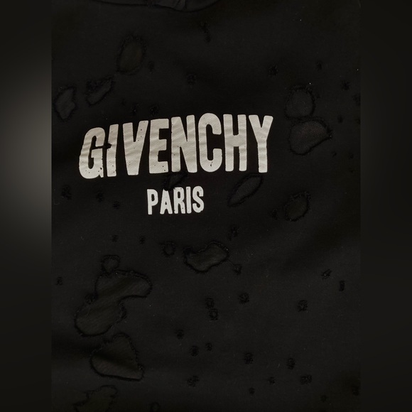 Givenchy destroyed effect xl hoodie - Picture 4 of 10